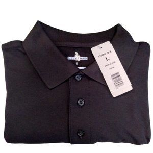 NWT Mark Twain Black Polo Shirt